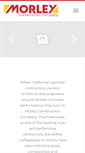 Mobile Screenshot of morleyconcrete.com